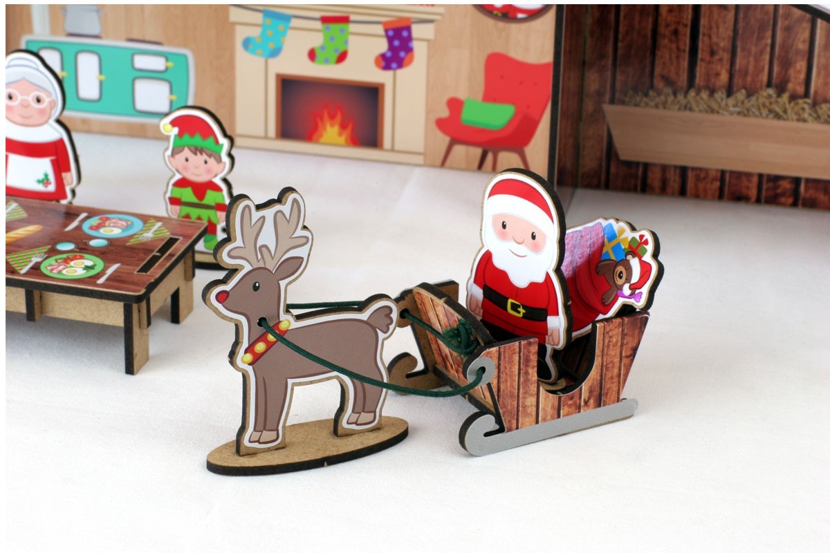 La casita de Papá y Mamá Noel