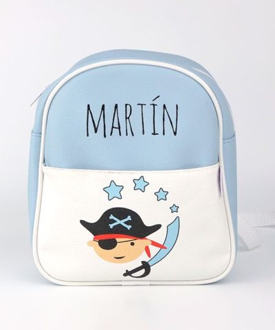 MOCHILA PIRATA AZUL PERSONALIZADA