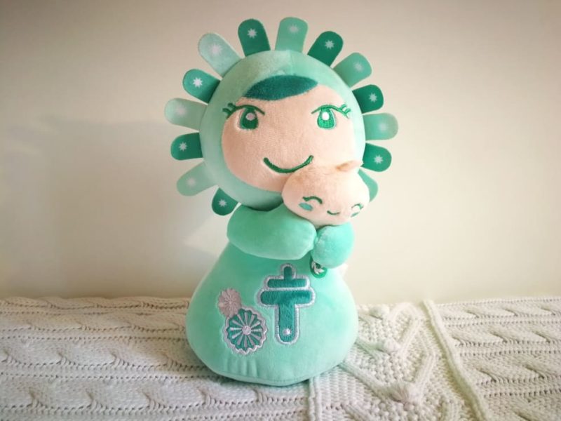 Peluche Pilarín Mint solidaria